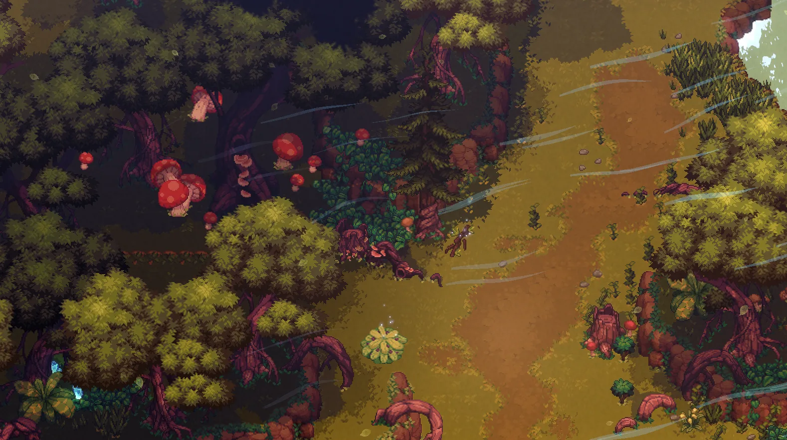 Official artwork captioned Shape a Living Open World, showing an open landscape