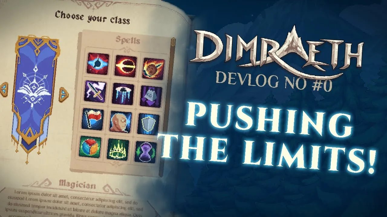 Official YouTube thumbnail for Mudtek's devlog titled Create MAGIC with Dynamic Spells